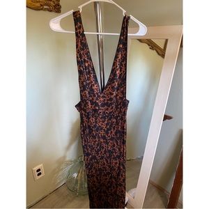 Free People Low-V Cut Dress